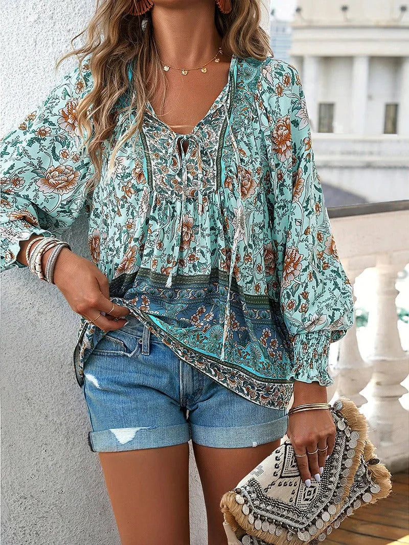 Helema | Summer Floral Top