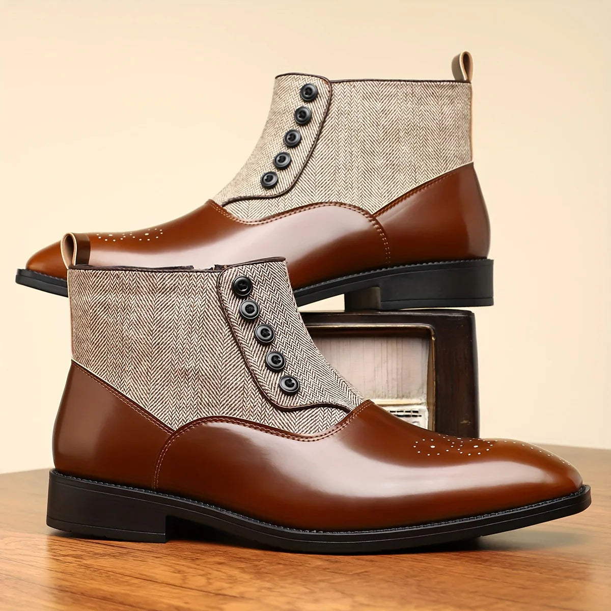 Gerald Wentworth Chelsea Leather Boots