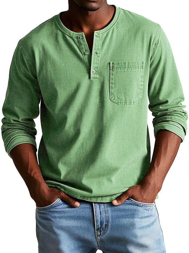 Thomas™ | Vintage Long-Sleeve Shirt