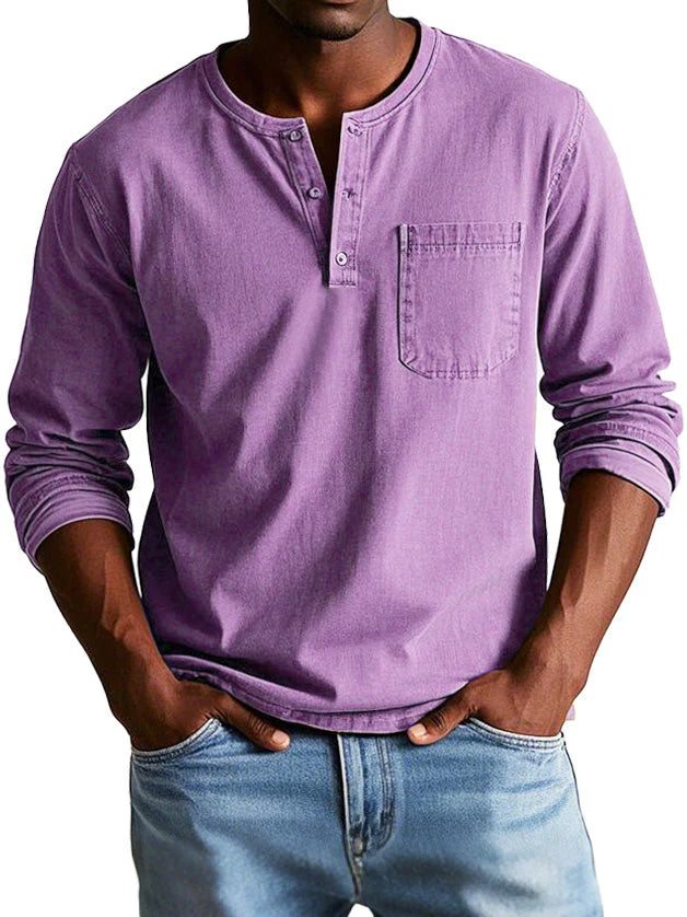 Thomas™ | Vintage Long-Sleeve Shirt