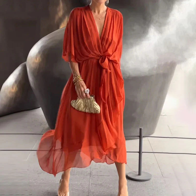 Elara | V-neck Dress