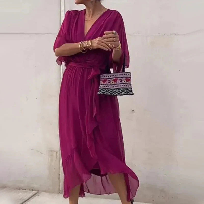 Elara | V-neck Dress