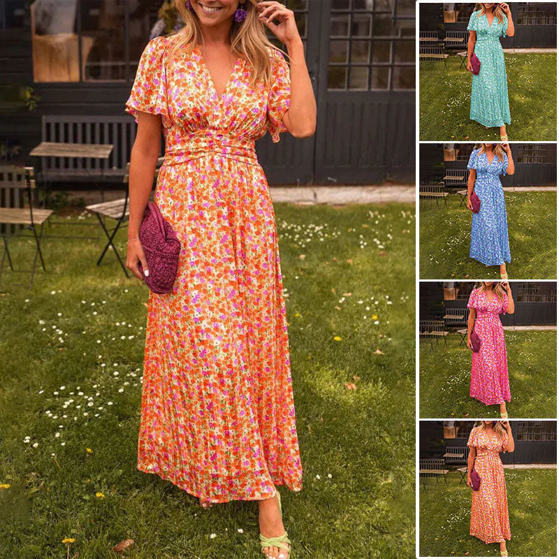 Naomi | Women's Dress with V-Neck