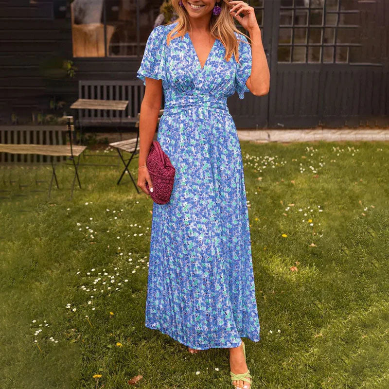 Naomi | Women's Dress with V-Neck