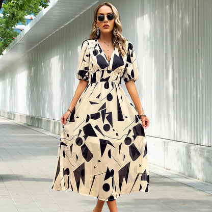 Isolde | V-neck midi dress
