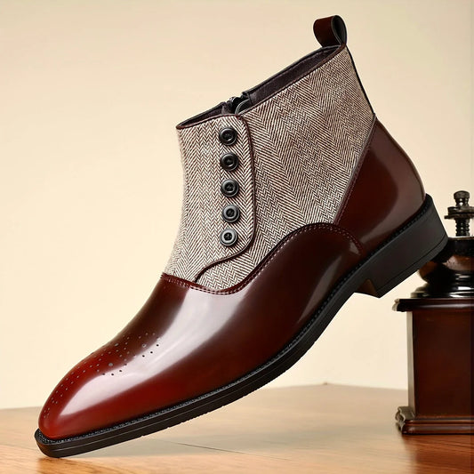 Gerald Wentworth Chelsea Leather Boots