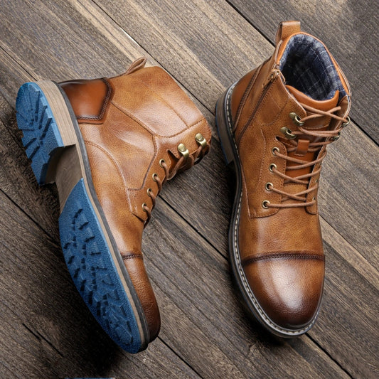 Aaron | Handcrafted Premium Leather Oxford Boots