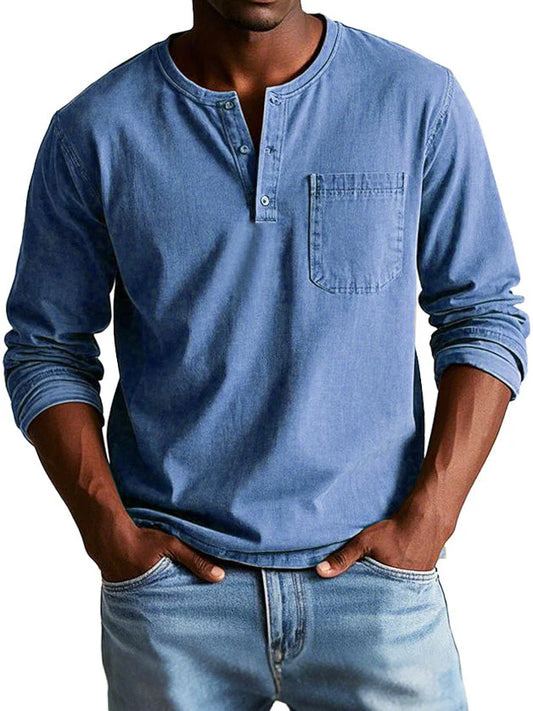 Thomas™ | Vintage Long-Sleeve Shirt