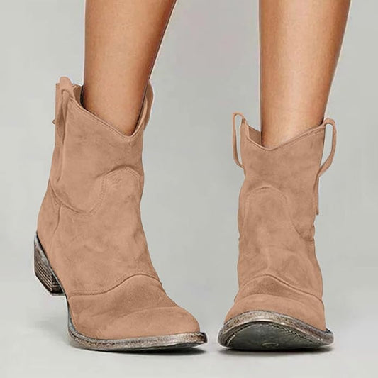 Destiny | Vintage Cowboy Ankle Boots