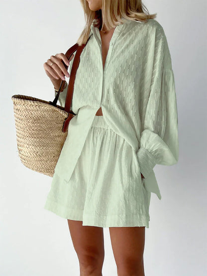 Maude | Chic Shirt & Shorts Set
