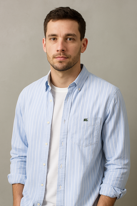 Flick™ | Chic Cotton Striped Over Shirt