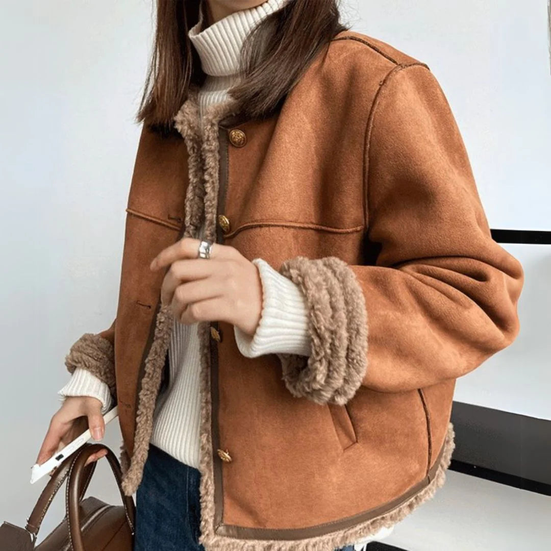 Rosalie | Shearling Fleece Jacket