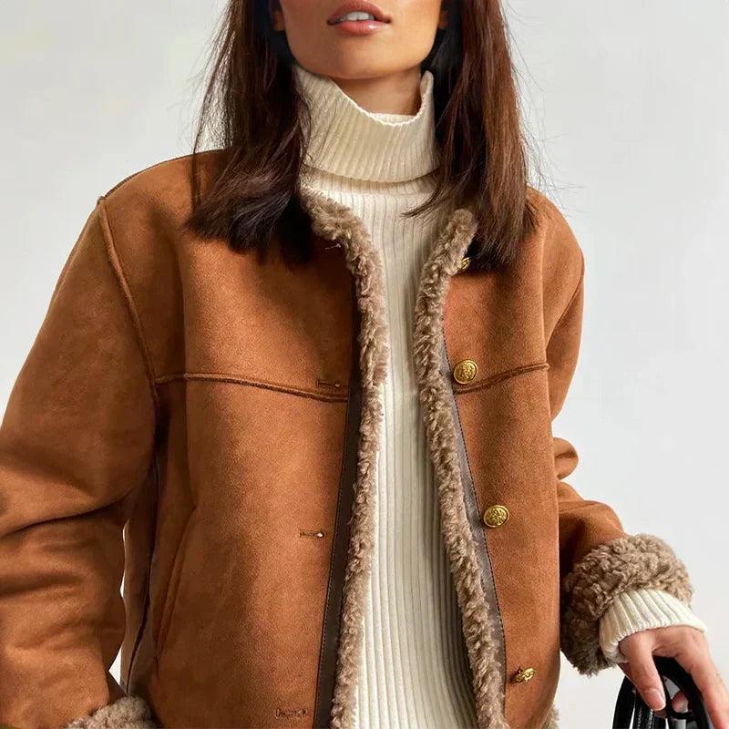 Rosalie | Shearling Fleece Jacket