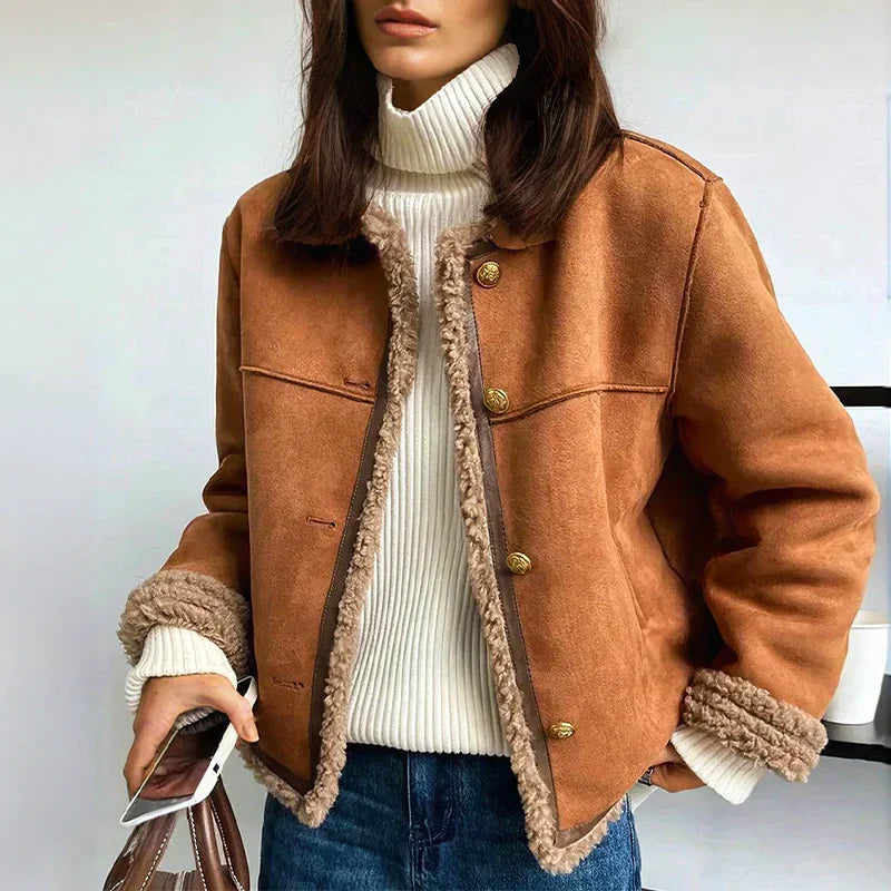 Rosalie | Shearling Fleece Jacket