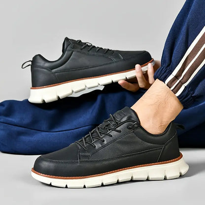 Savoy Mens Leather Sneaker