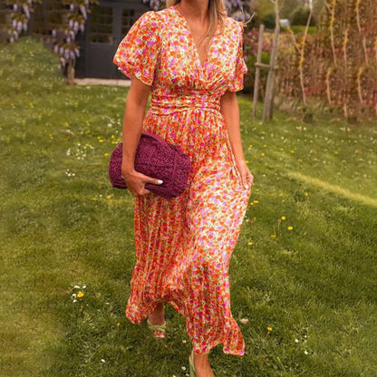 Naomi | Women's Dress with V-Neck